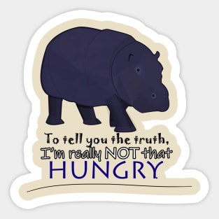 Hippopotamus Sticker